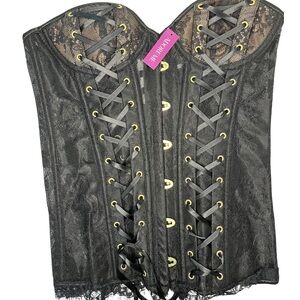 NWT Adore Me Black Corset - Fit Balconette
